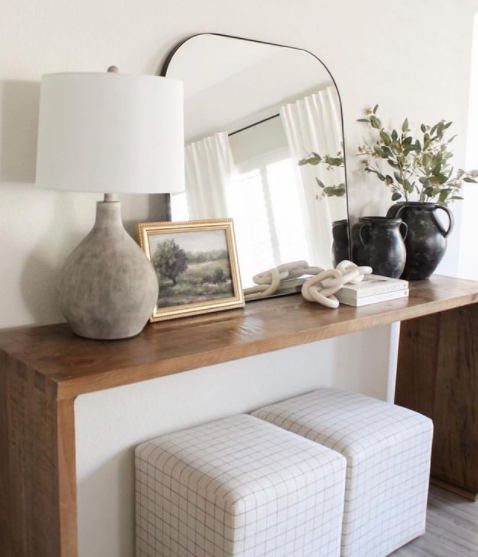How to Style Prints on a Console Table or Sideboard