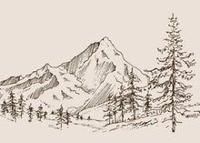 Load image into Gallery viewer, Mountain Sketch

