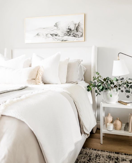 HOW TO STYLE: Prints Above the Bed