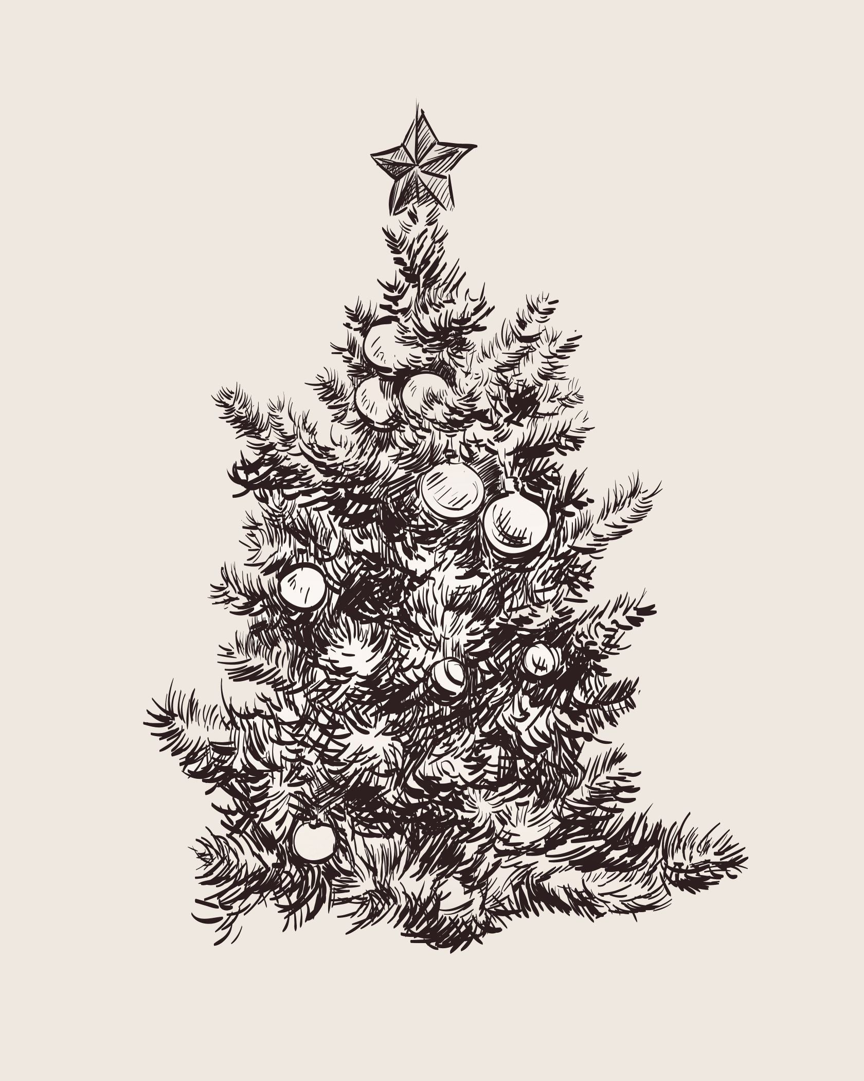 Antique Christmas Tree