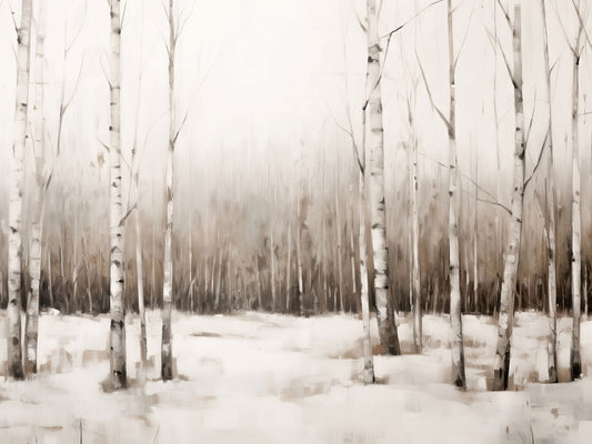 Icy Birch Grove