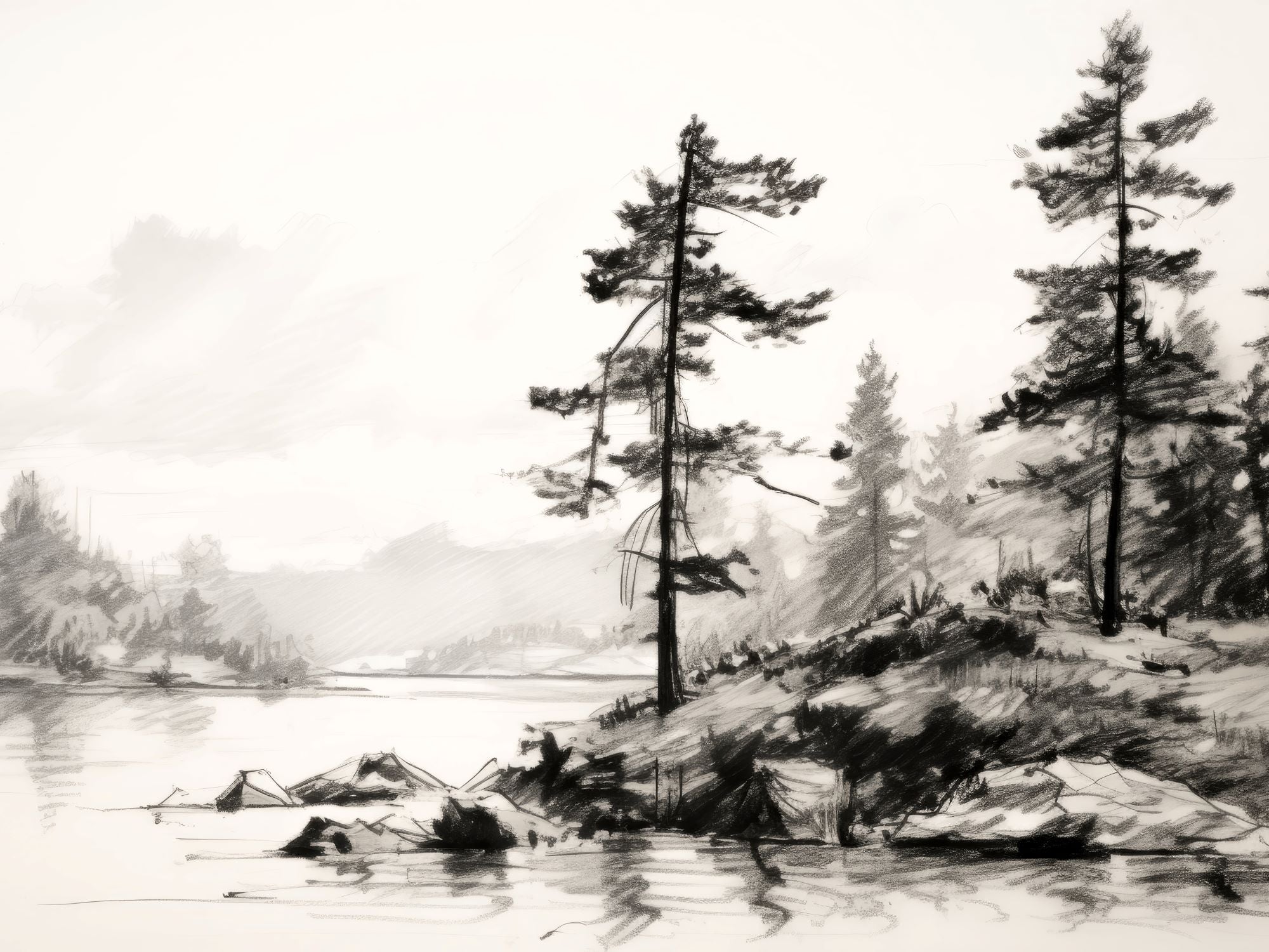 Peaceful Lake – Collection Prints