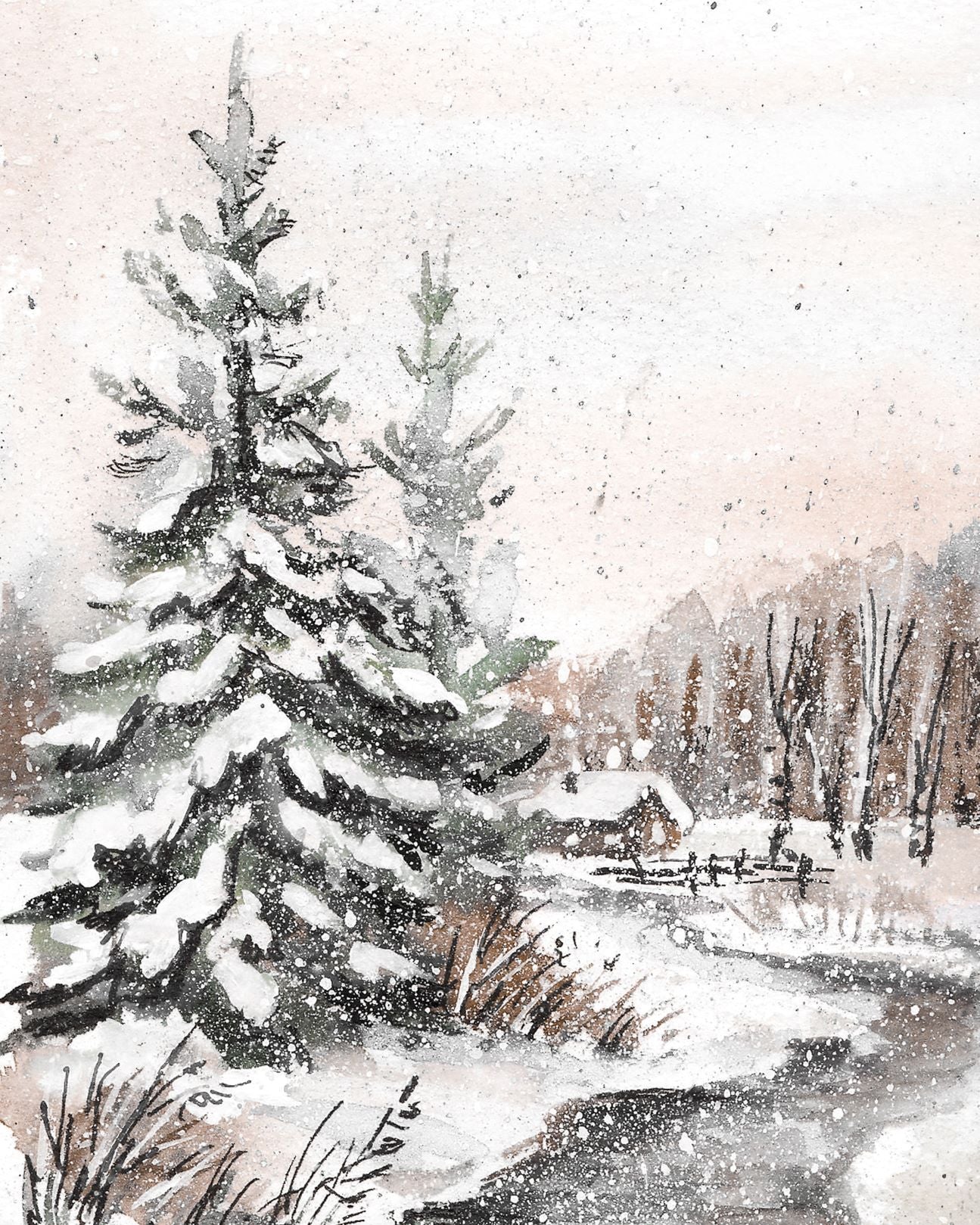Winter Add Wooded Winter – Collection Prints