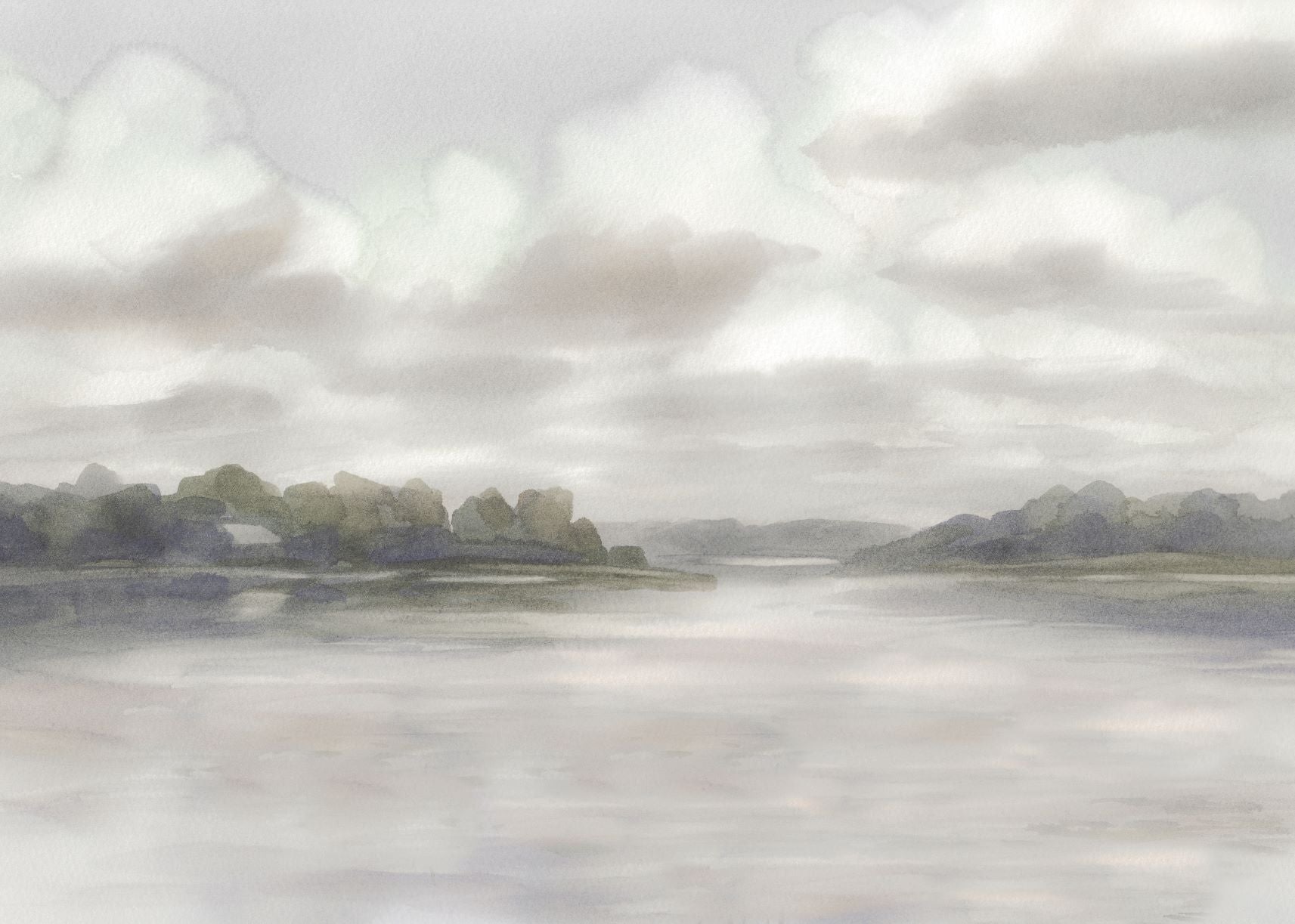 Hazy Lakefront – Collection Prints