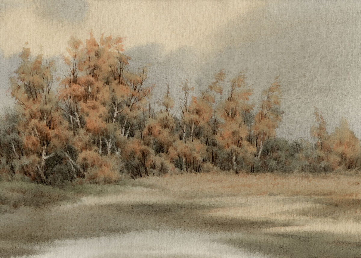 Muted Fall Abstract Muted Autumn – Collection Prints