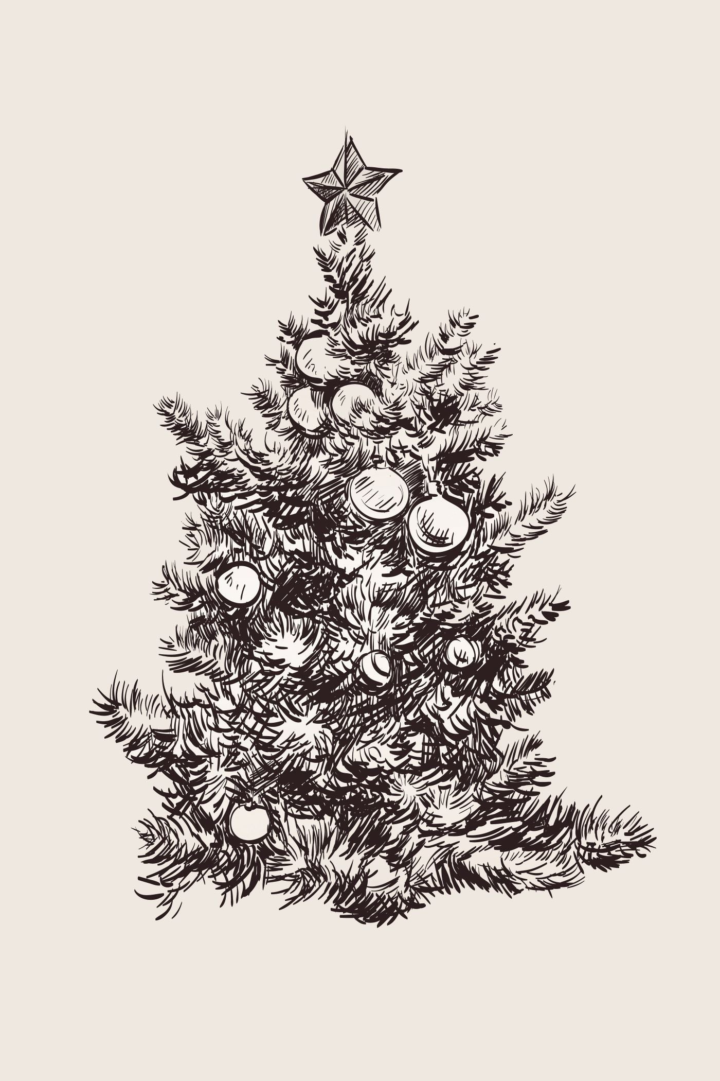 Antique Christmas Tree