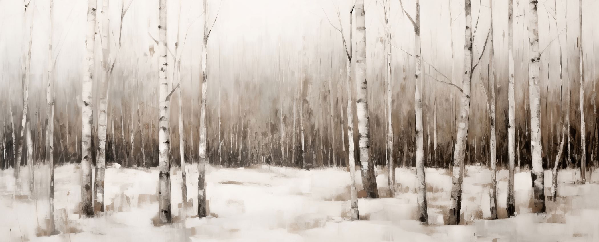 Icy Birch Grove